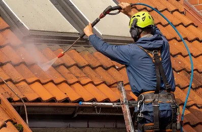 Démoussage et hydrofuge de toiture à Coublanc